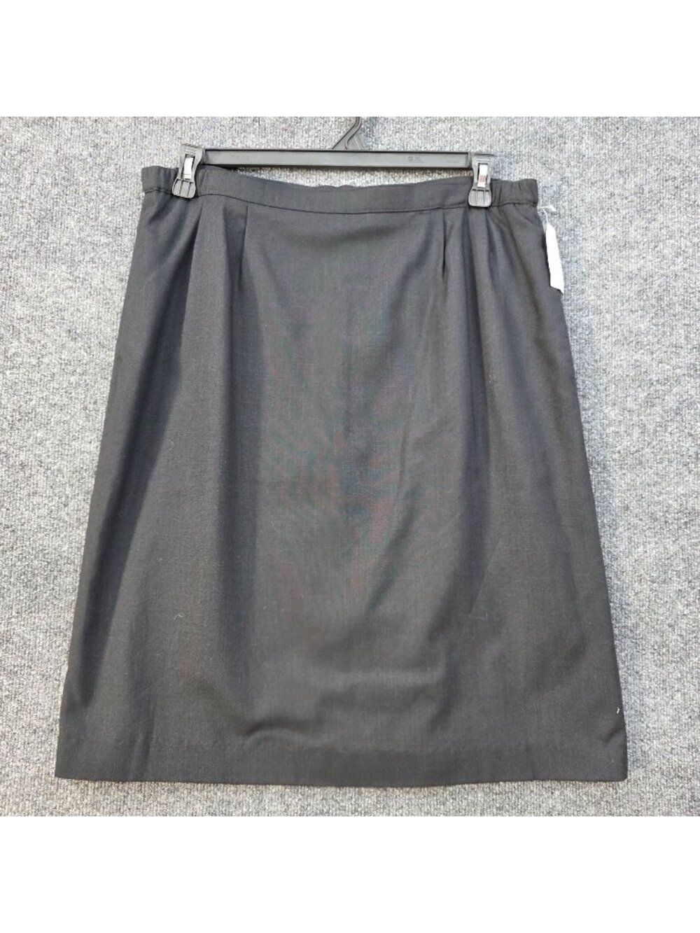 Vintage C.G.N.Y. Pencil Skirt 18 Black Minimalist Old Money Capsule Academia